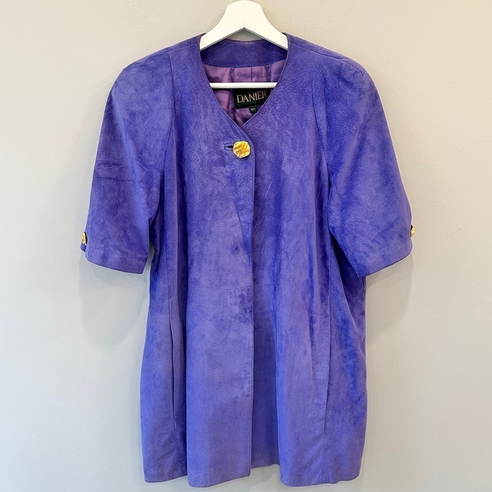 Vintage Danier Purple Suede Jacket